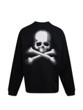 Mastermind Japan OG boxy-fit long-sleeved skull-print sweatshirt