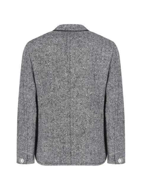 Junya Watanabe MAN herringbone-pattern button-up jacket