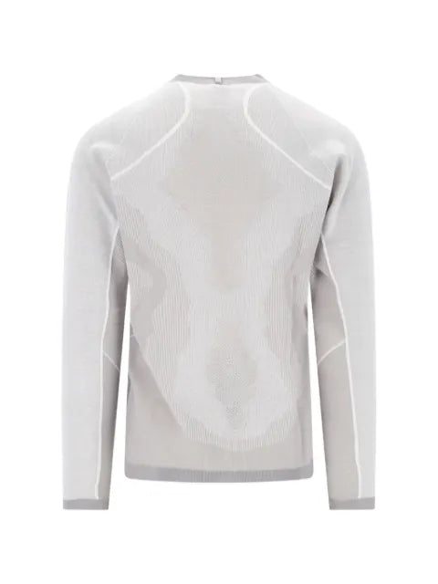 Oakley logo-detail patterned-jacquard sweater