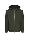 Moorer Albini hooded zip-up jacket
