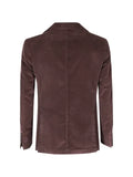 l.b.m. corduroy double-breasted blazer