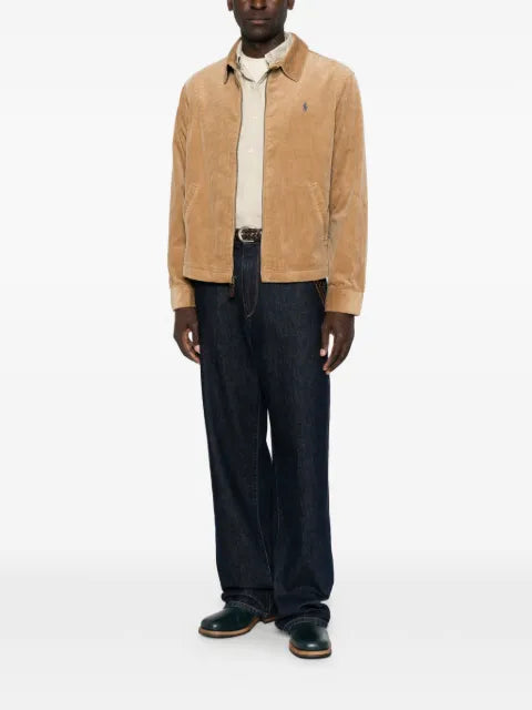 Polo Ralph Lauren corduroy logo-embroidered jacket