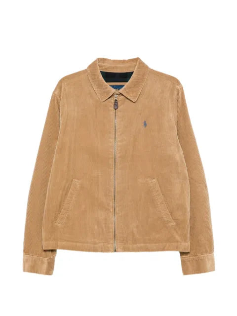 Polo Ralph Lauren corduroy logo-embroidered jacket