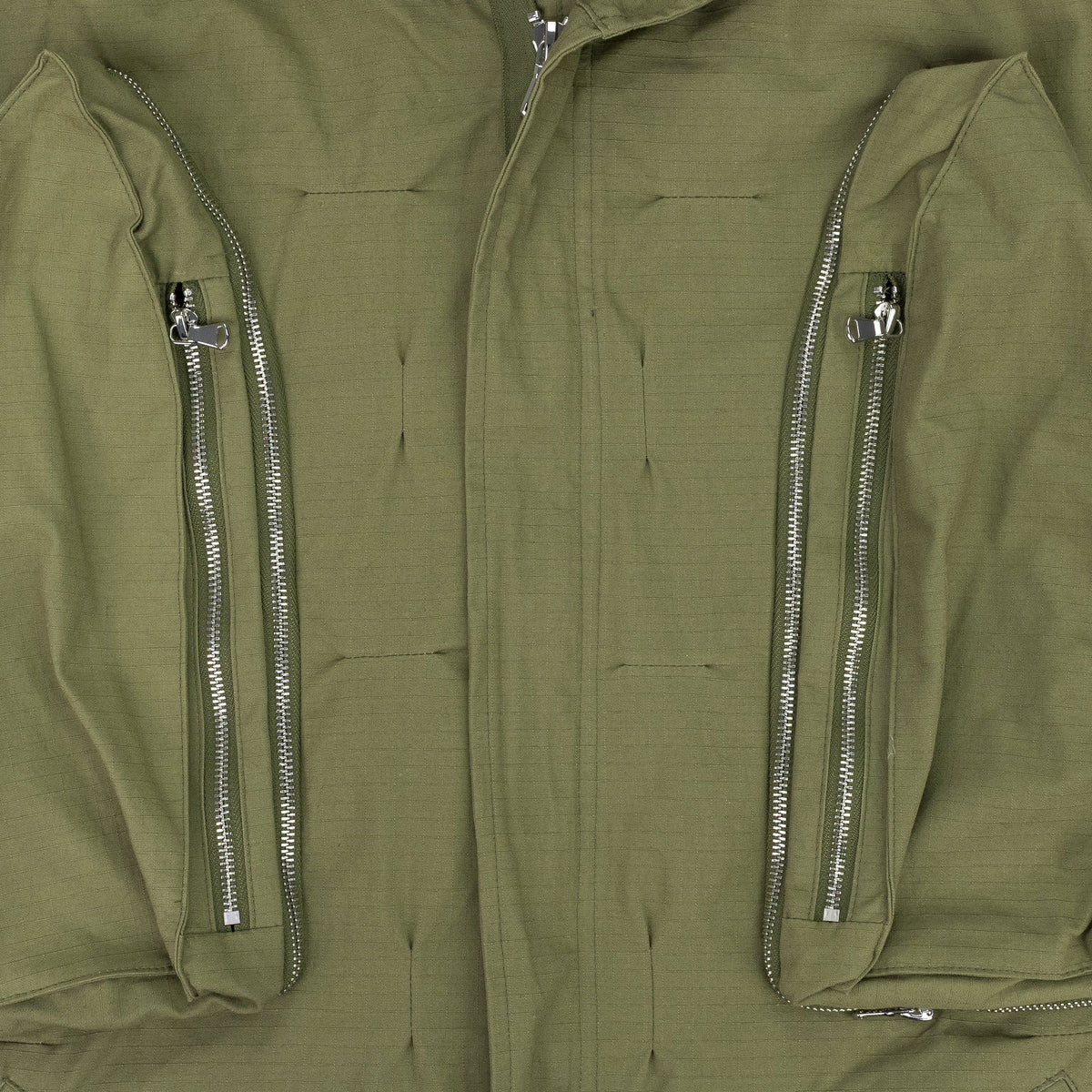 Green Window Pocket Parka