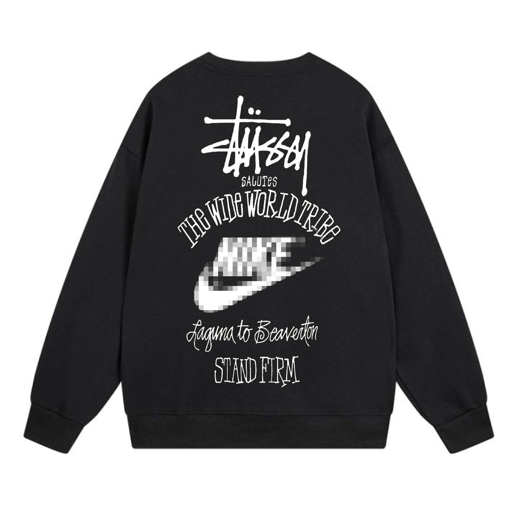 Stussy The Wide World Tribe Sweatshirts Teen Long Sleeve Sweatshirts