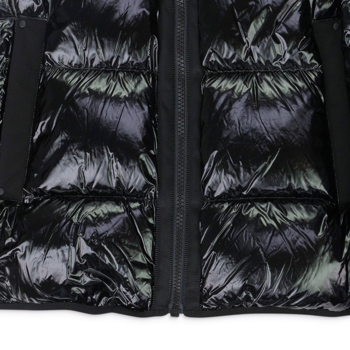 Black / Black Dugald Puffer Coat