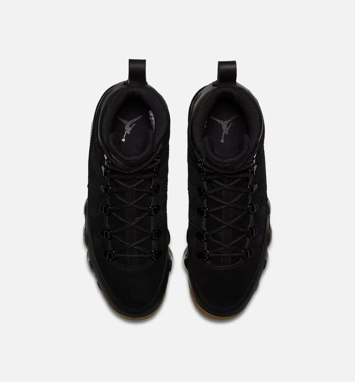 Air Jordan 9 Retro Men's Lifestyle Boots - Black/Black Gum/Light Brown