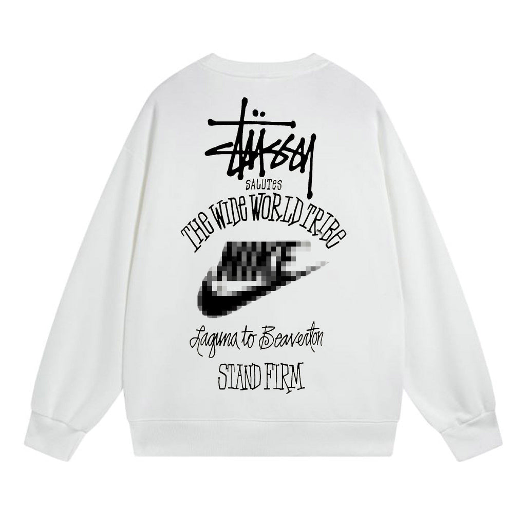 Stussy The Wide World Tribe Sweatshirts Teen Long Sleeve Sweatshirts