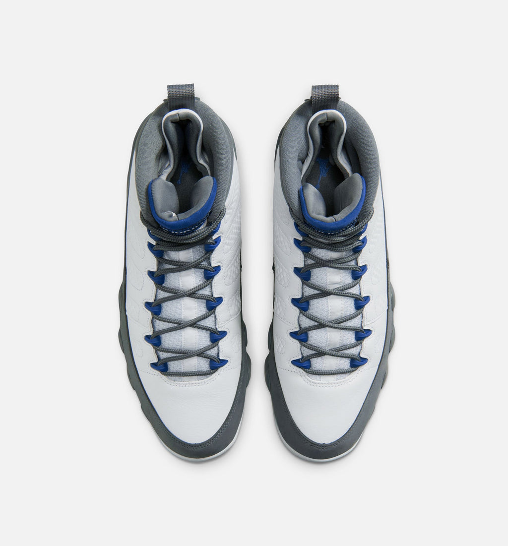 Air Jordan 9 Retro Flint Grey and French Blue | Men's Lifestyle Shoe | White/French Blue/Flint Grey