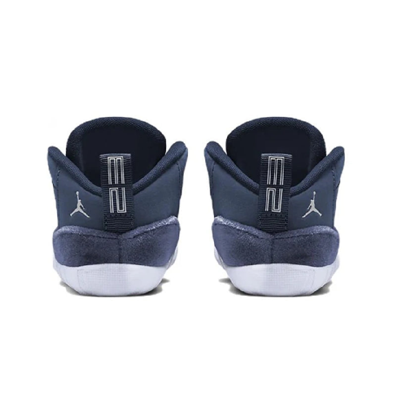 Jordan 11 Crib Bootie Midnight Navy/Metallic Silver (FB1968 441)