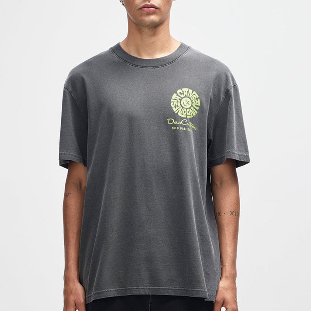 Deus Canggu Address Tee: Anthracite