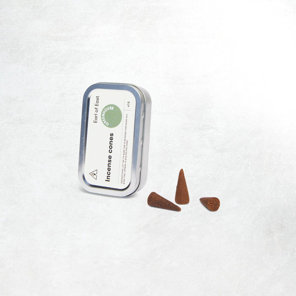 Earl of East Incense Cones: Greenhouse