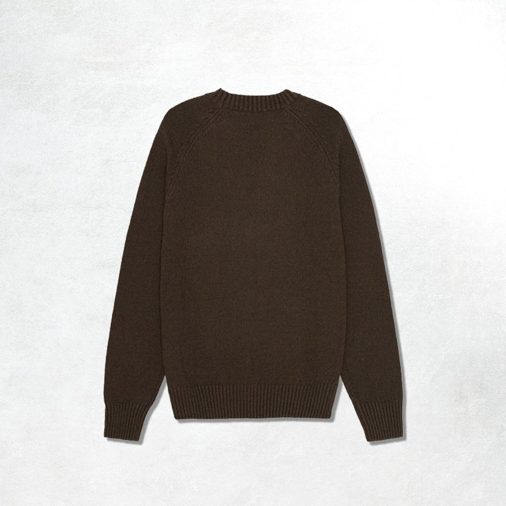 Les Deux Brad Roundneck Knit: Turkish Coffee Brown