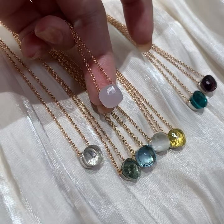Pomellato Style Perfume Bottle 18K Gold-Plated Necklace