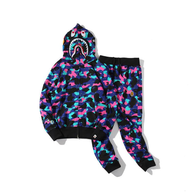 Bathing Ape Pant Galaxy Travel Notes Camouflage Trousers