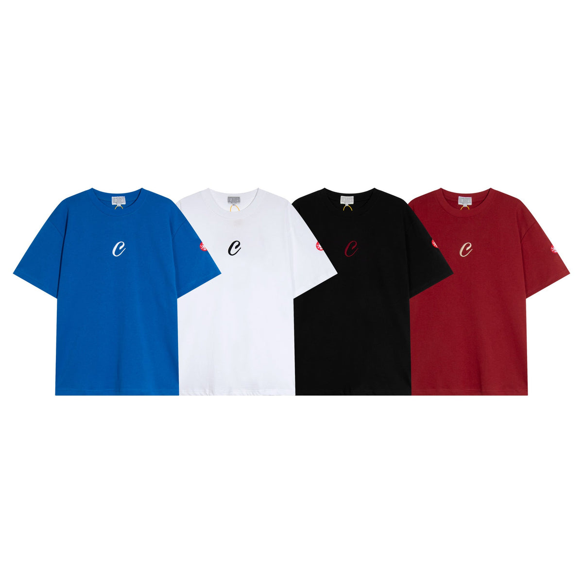 Cav Empt Embroidered Letter Short Sleeve Crew Neck T-Shirt Unisex