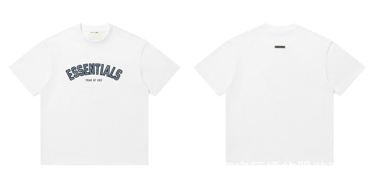 Fear Of God Essentials Letter Series Crew Neck Short Sleeve T Shirt