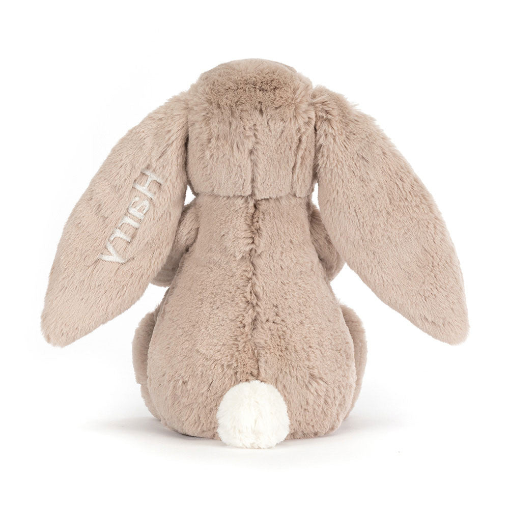 Personalized Bashful Beige Bunny 'Birthday'