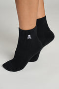 Mini skull quarter cut sock
