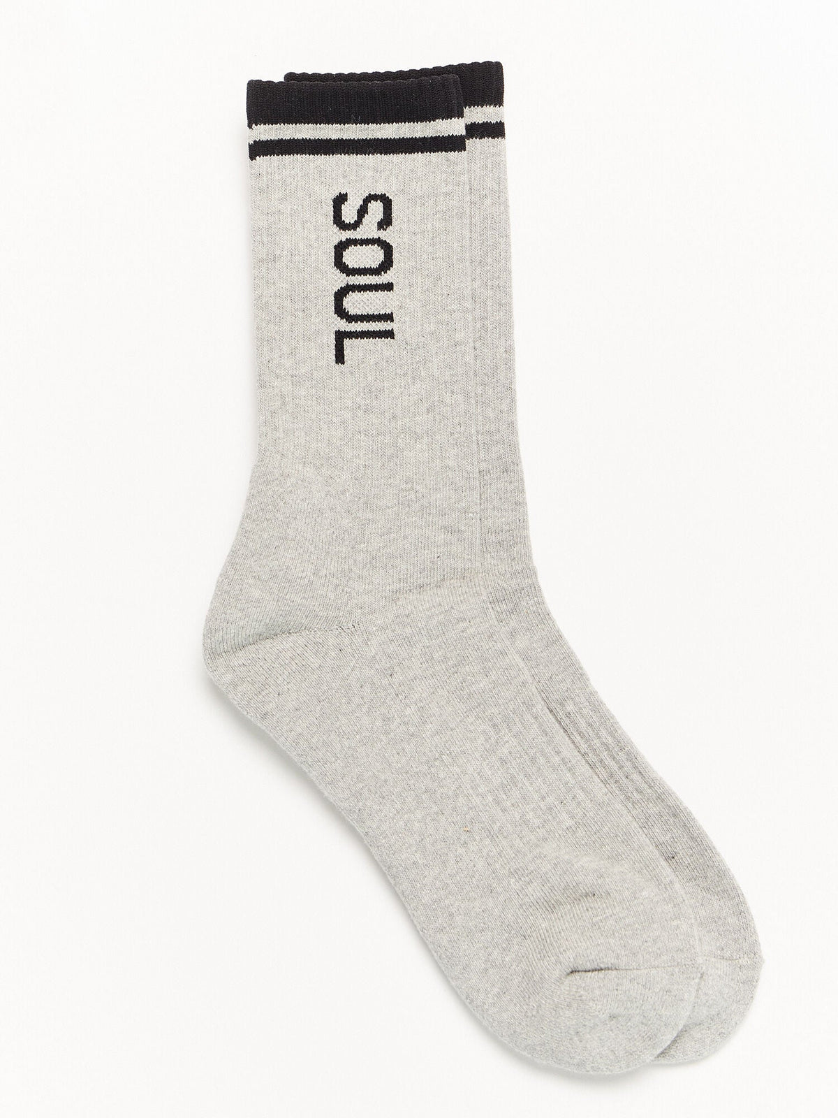 GREY CALF SOCK