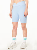 RIBBED V WAIST BIKER