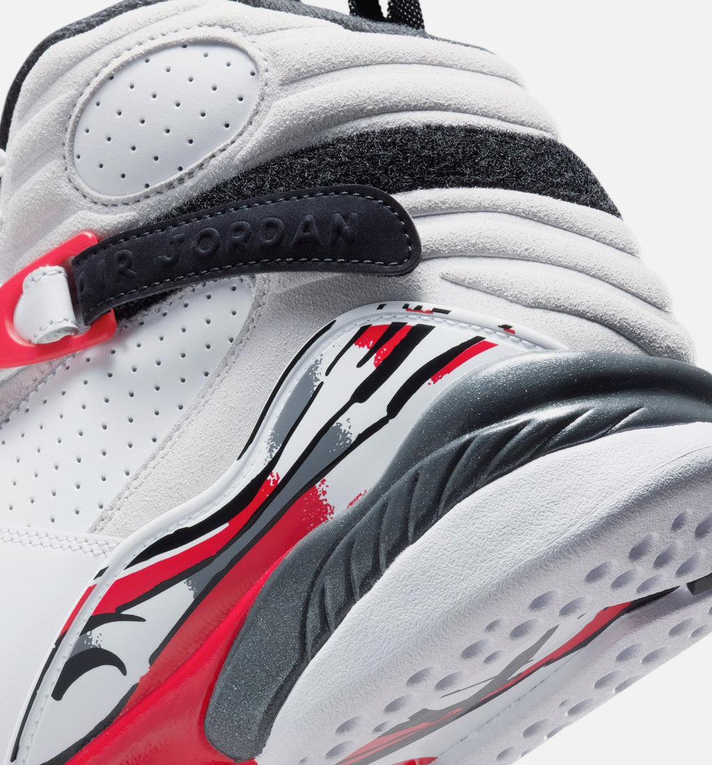 Air Jordan 8 Retro White and True Red Men's – White/Black/True Red