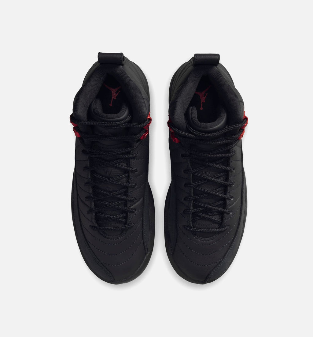 Air Jordan 12 Retro Bloodline | Grade School Lifestyle Shoe | Black/University Red