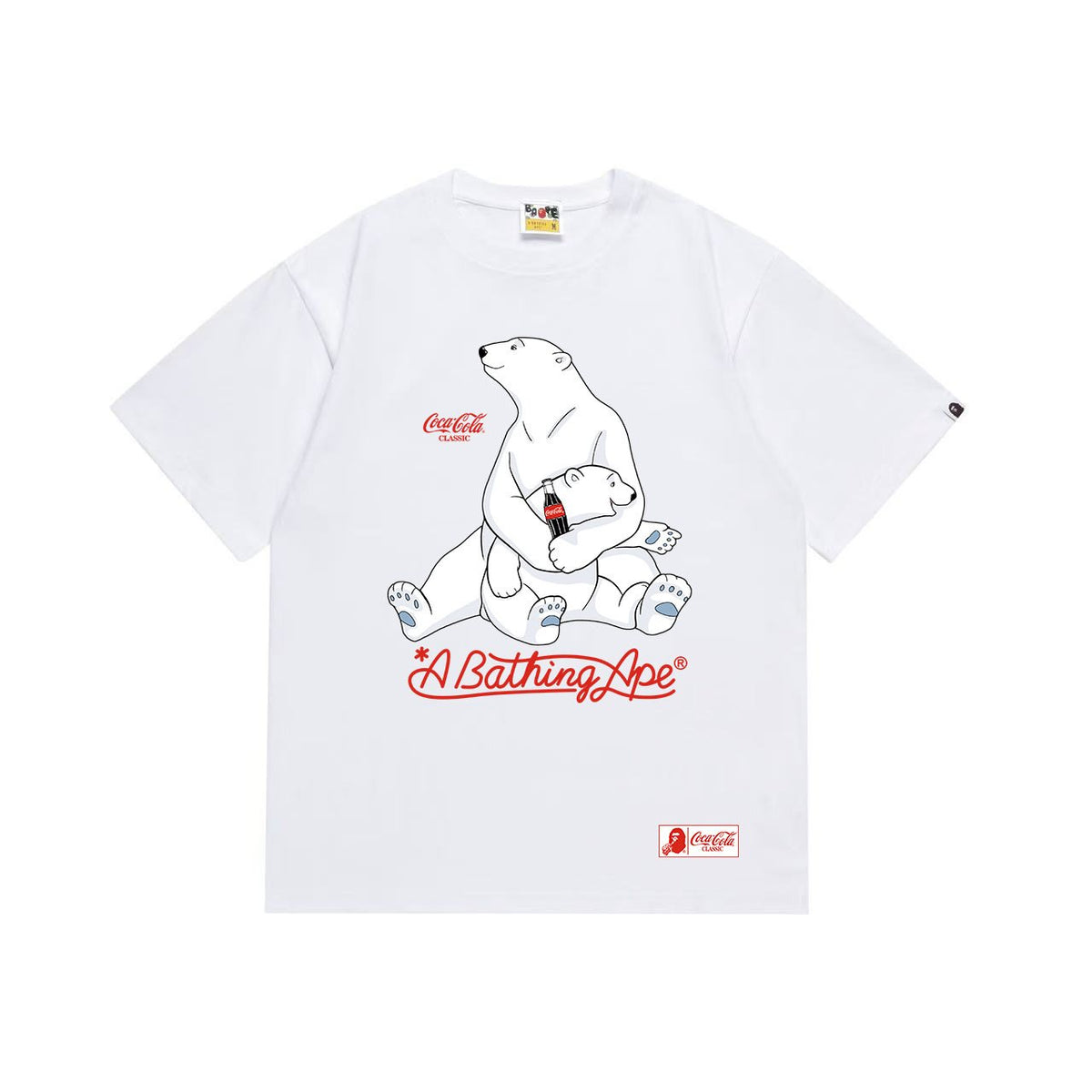 BAPE Polar Bear Coca-Cola Graphic T-Shirt
