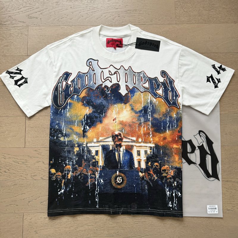 Godspeed Rock Graphic Short-Sleeve T-Shirt