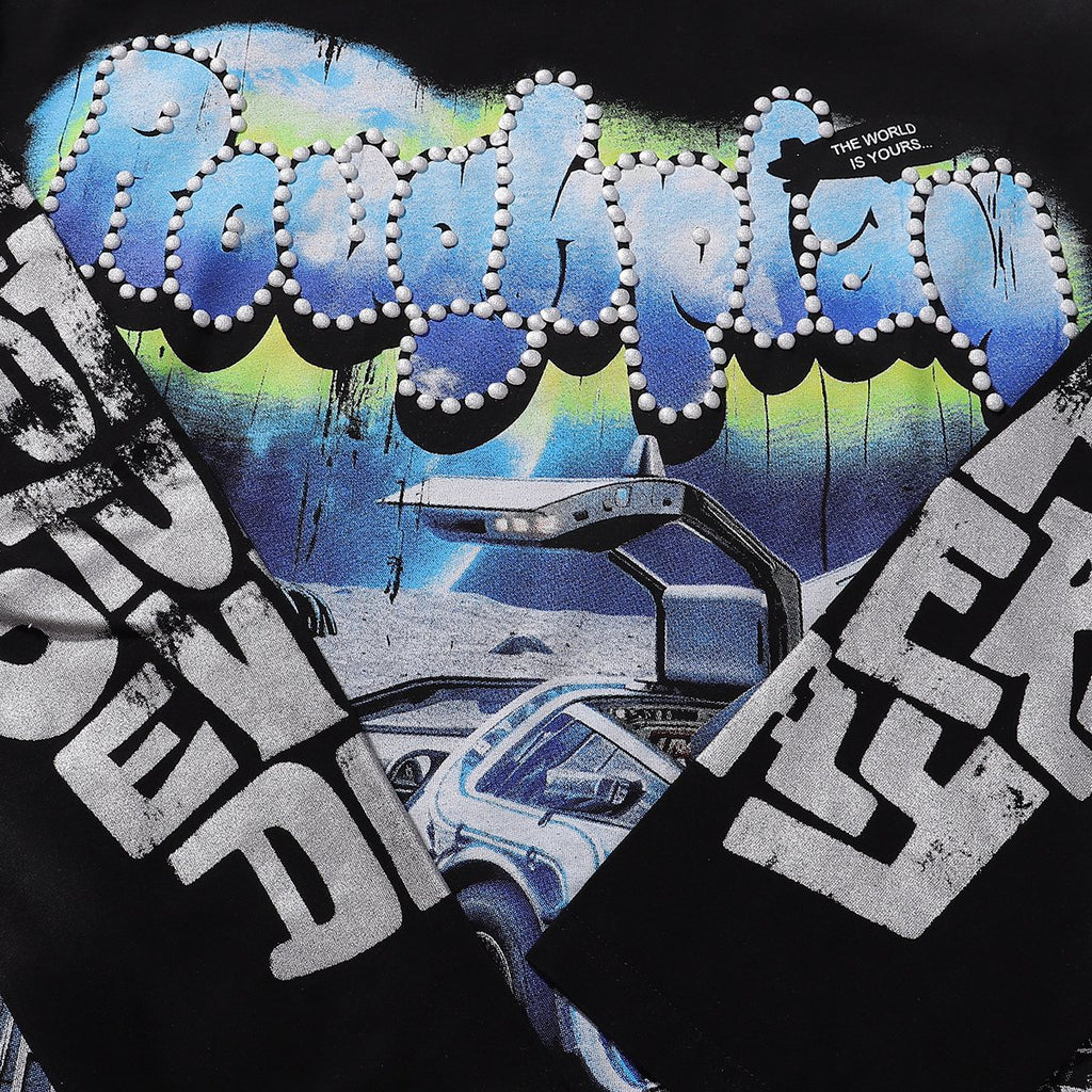 Rough Play Moon Walker Graphic Long-Sleeve T-Shirt