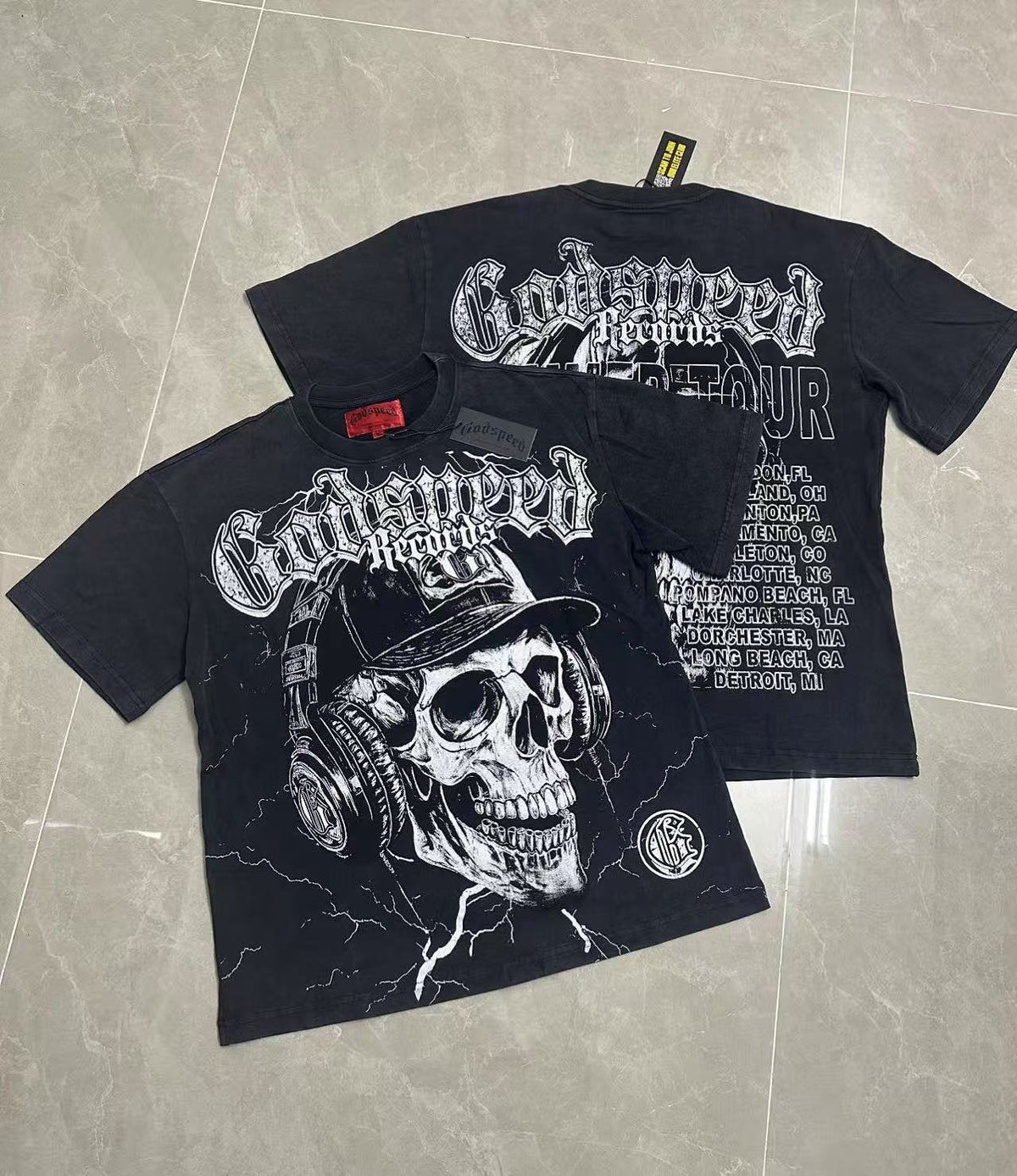 Godspeed Summer Tour 2025 Skull Graphic T-Shirt