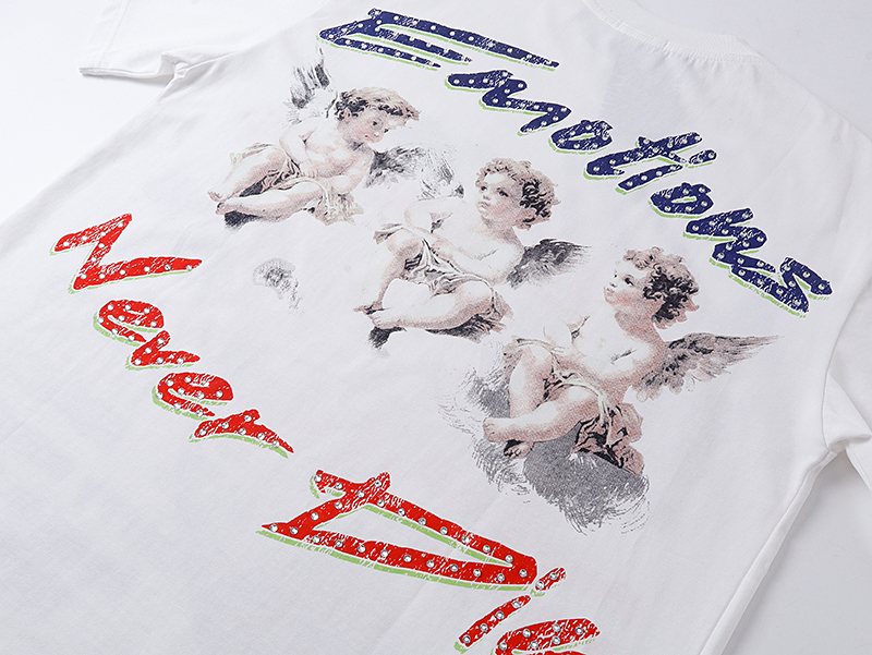 MIXED EMOTION Front & Back Graphic Short-Sleeve T-Shirt