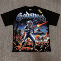 Godspeed Astronaut UFO Graphic T-Shirt