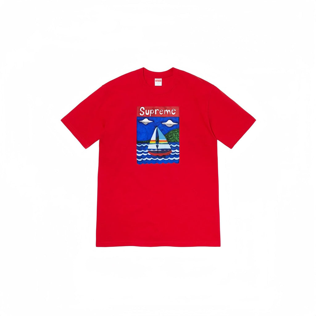 Supreme Sailboat Graphic Short-Sleeve T-Shirt