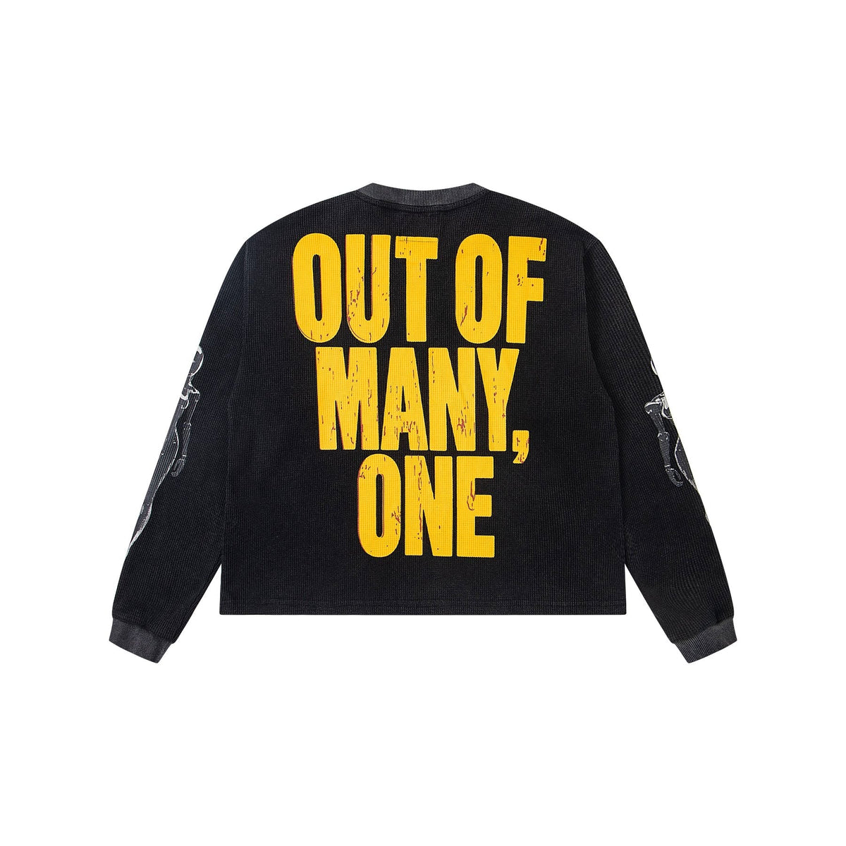 Godspeed Out of Many One Robot Graphic Long-Sleeve T-Shirt