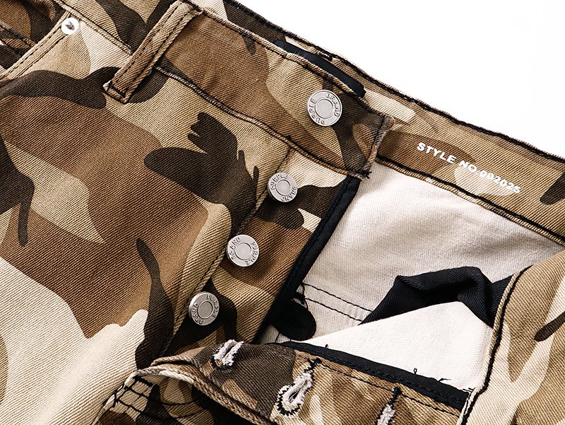 Purple Brand Tan Camo Cargo Pants