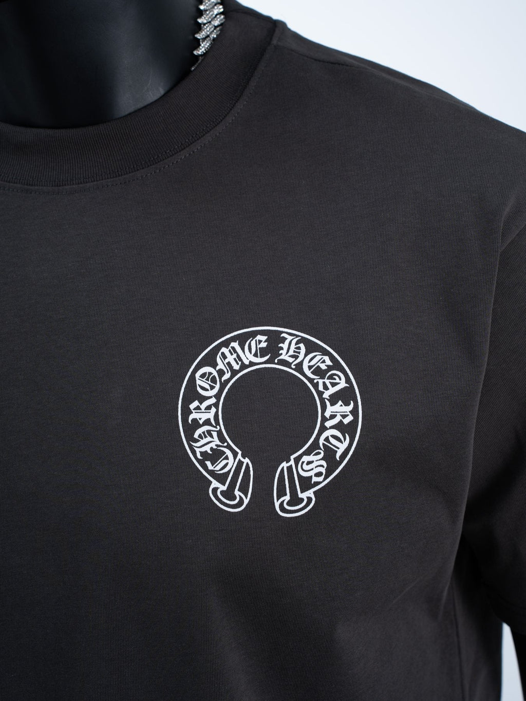 Chrome Hearts Horseshoe Gothic Graphic T-Shirt