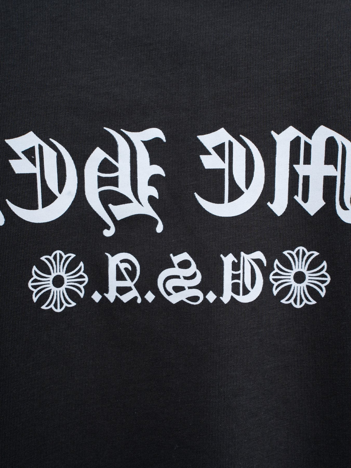 Chrome Hearts Horseshoe Gothic Graphic T-Shirt