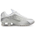 Women's Nike SHOX R4 White/White-Metallic Silver (AR3565 101)