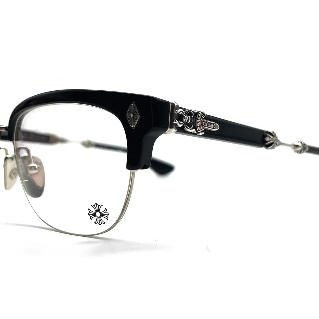 Chrome Hearts Evagilist Diamond BK/SS Glasses