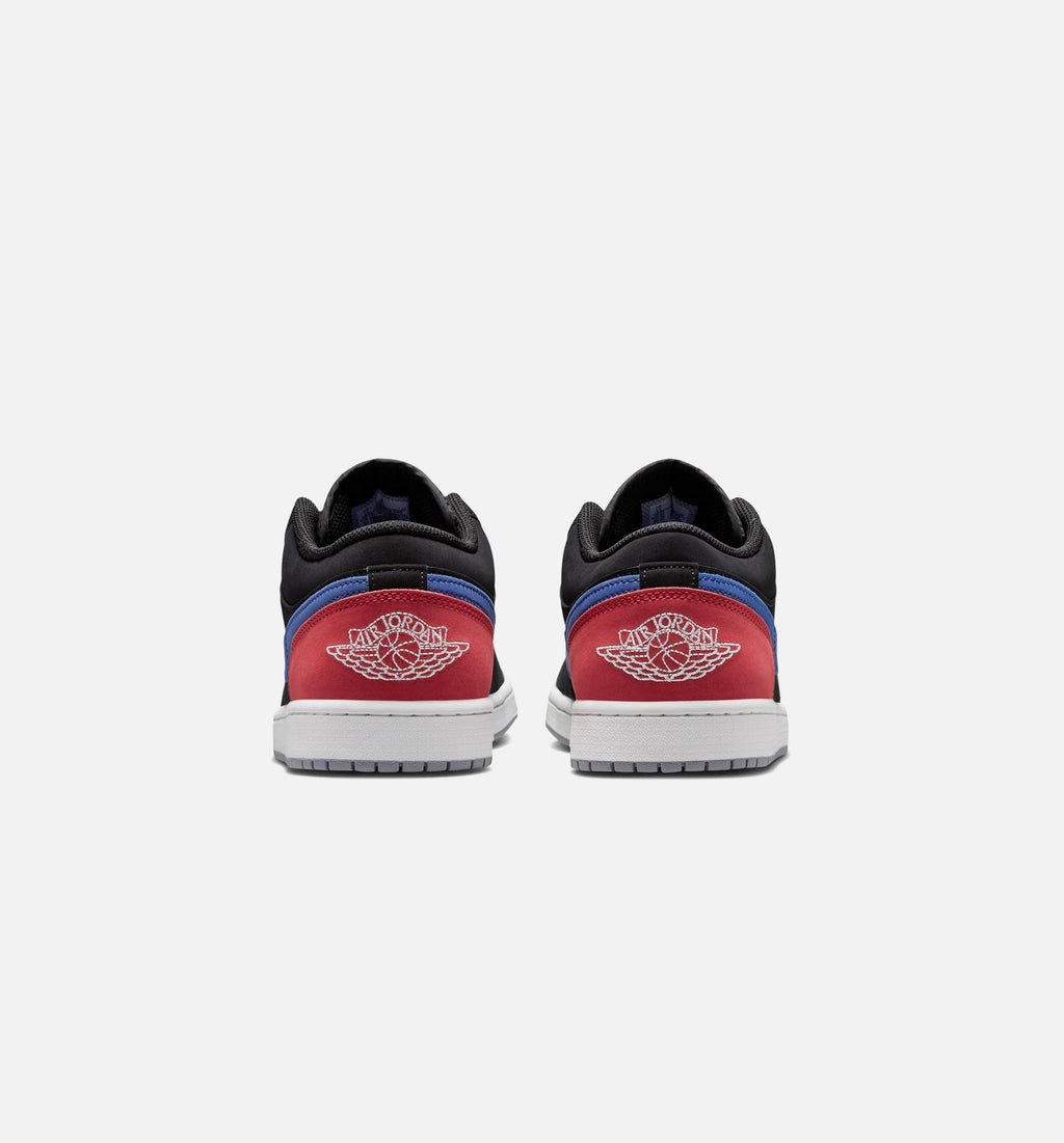 Air Jordan 1 Low Men's Lifestyle Shoes | Black / Summit White / True Blue / Varsity Red