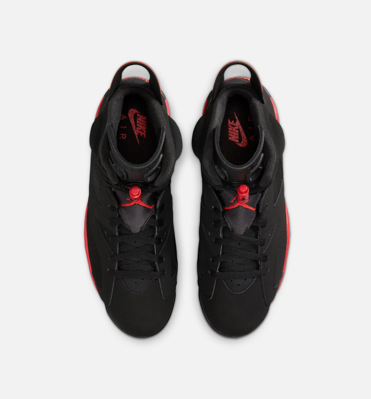 Air Jordan 6 Retro Infrared Salesman Men's Sneakers - Black/Light Crimson