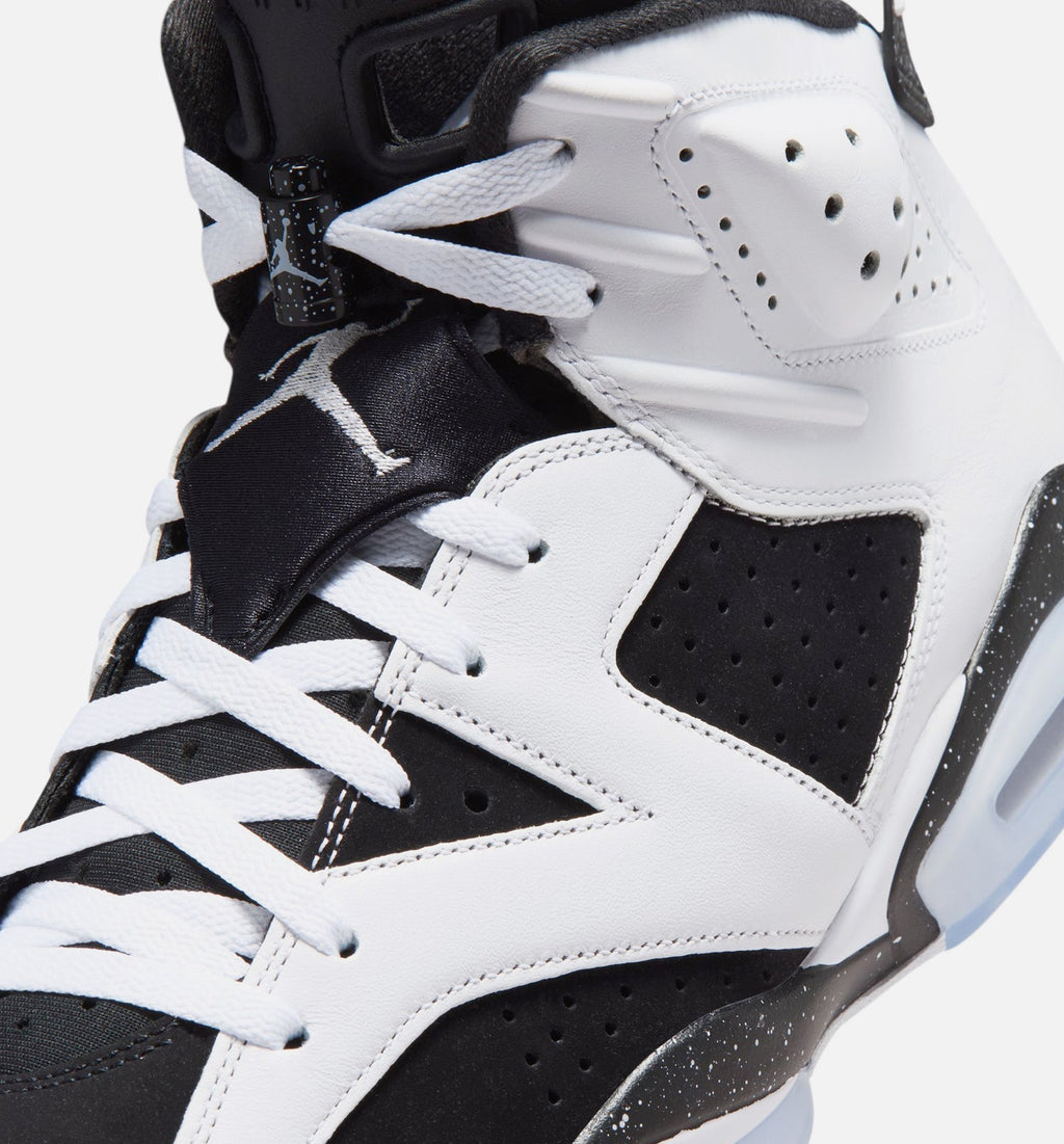 Air Jordan 6 Retro 'Black and White' - Men's Lifestyle Sneaker (Black/White)
