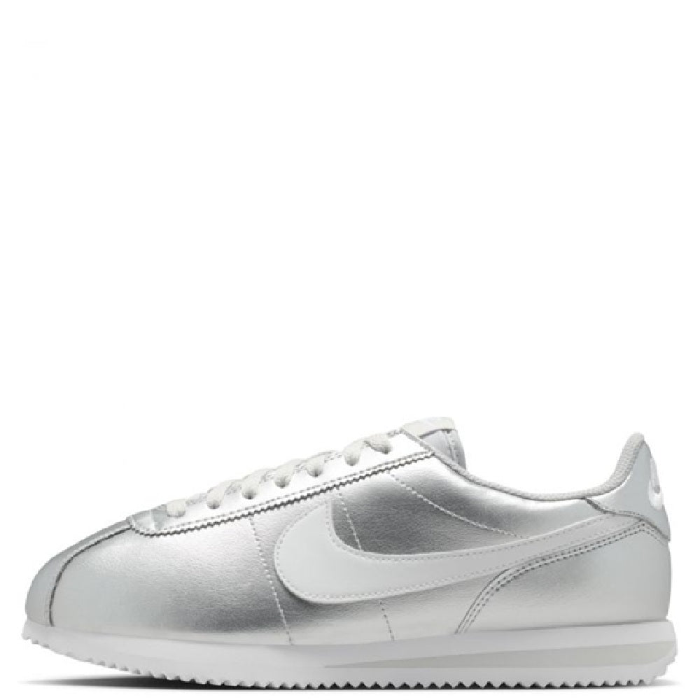 Women's Nike Cortez Metallic Silver/White-Grey Fog (IR0042 001)