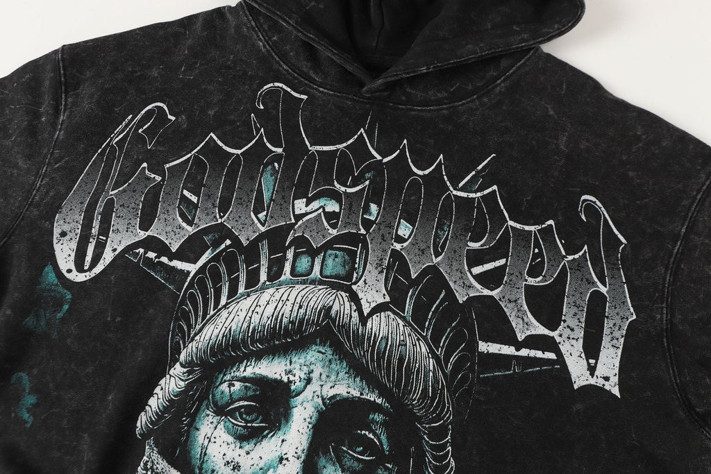Godspeed Statue of Liberty Graphic Hoodie