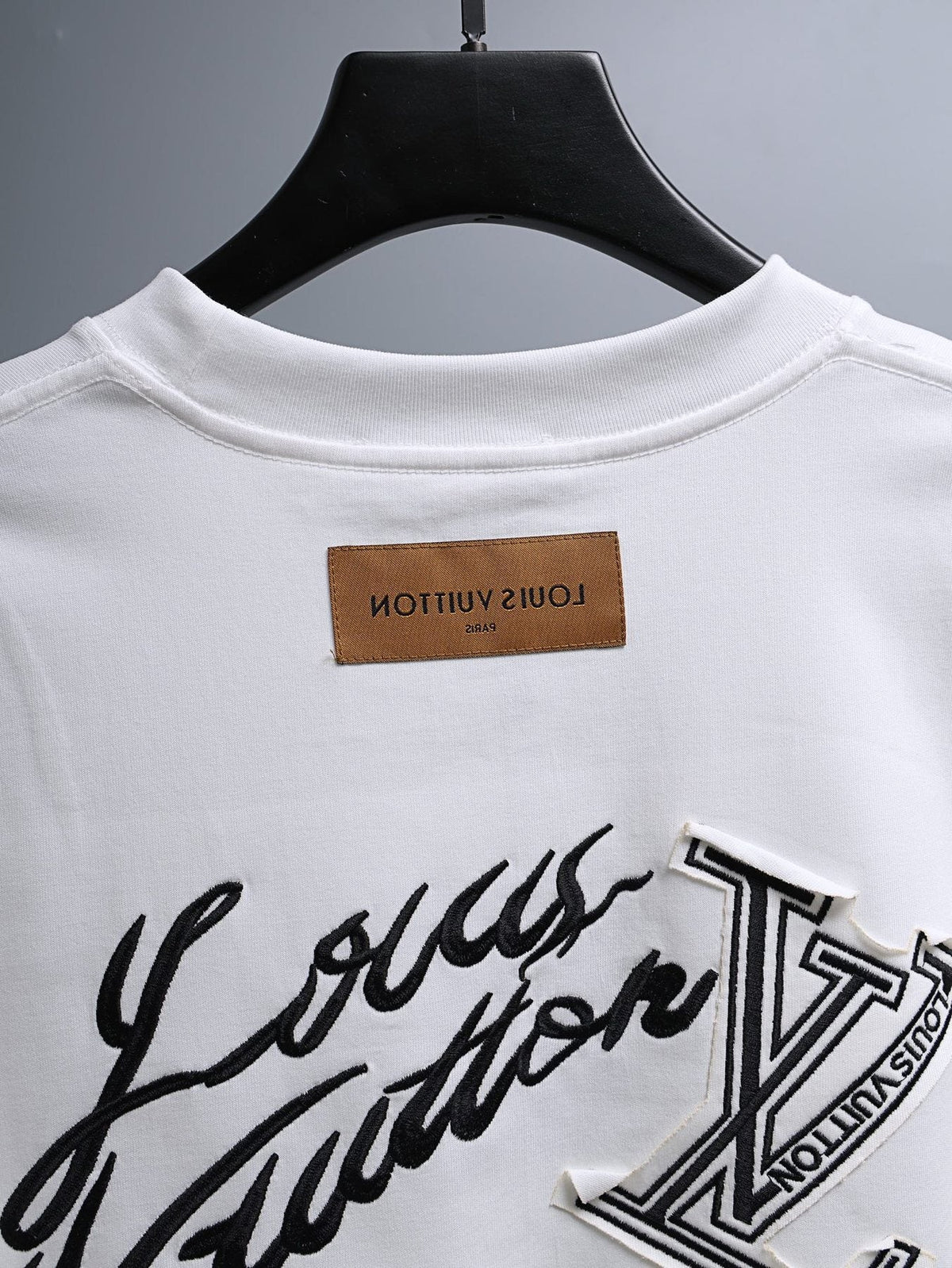 Louis Vuitton*LV Clover Patch Back Graphic T-Shirt