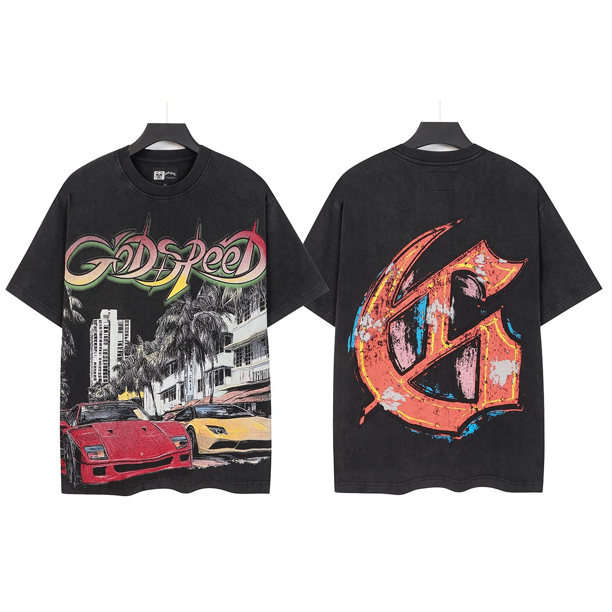 Godspeed Car City G-Back Graphic T-Shirt