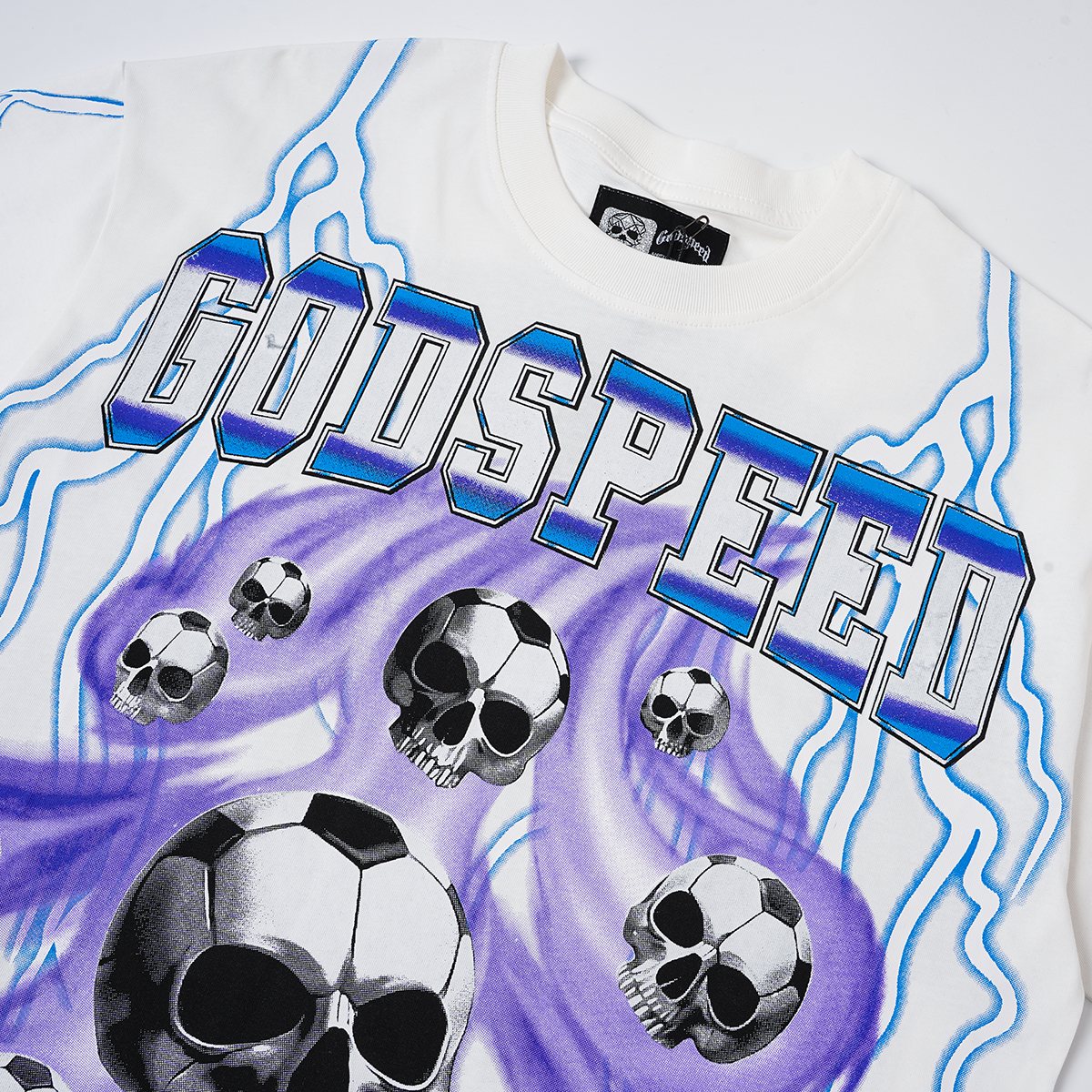 Godspeed World Cup 2026 Skull Soccer Graphic T-Shirt