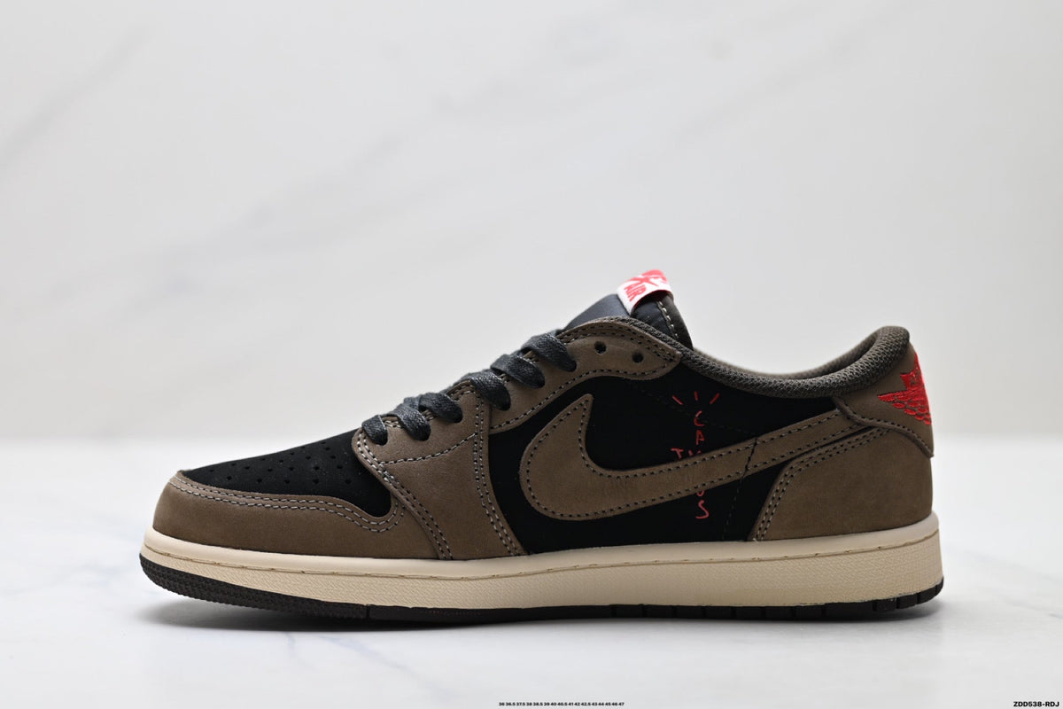 Nike Low-Top Sneakers Black Brown Beige Unisex Style 43