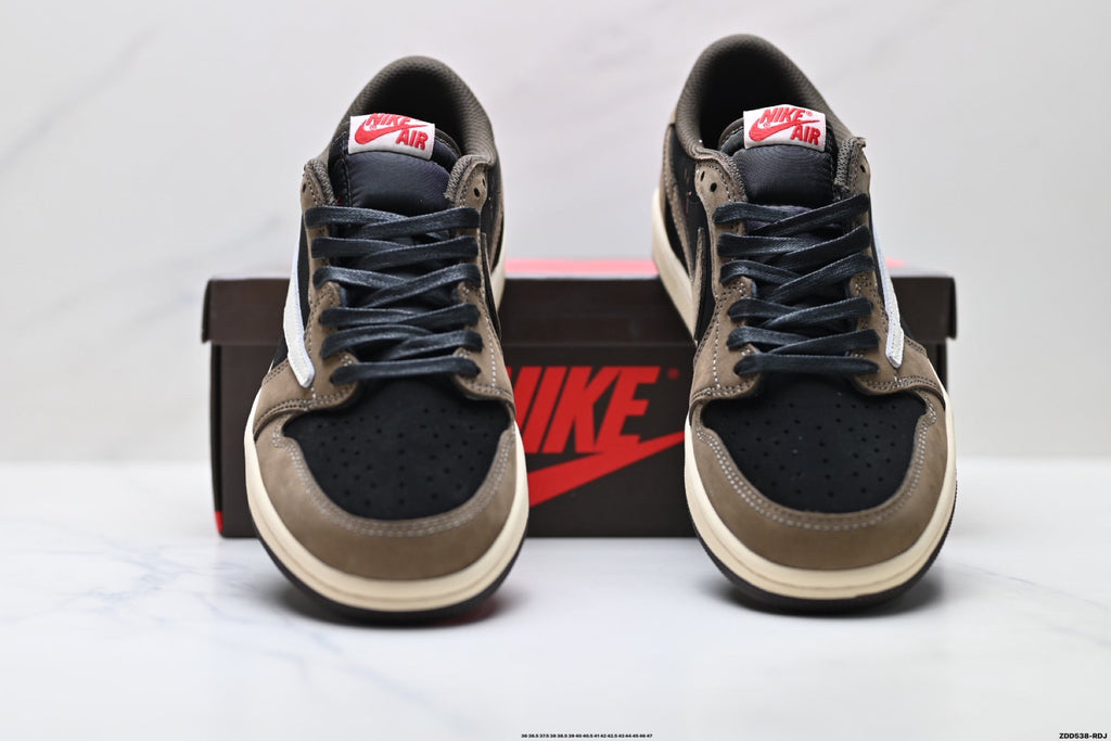 Nike Low-Top Sneakers Black Brown Beige Unisex Style 43